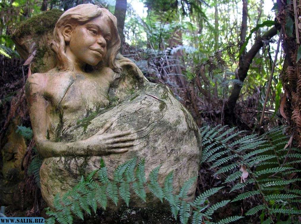         Откуда в Австралии взялись вросшие в камни и деревья скульптуры, изображающие местных аборигенов				            