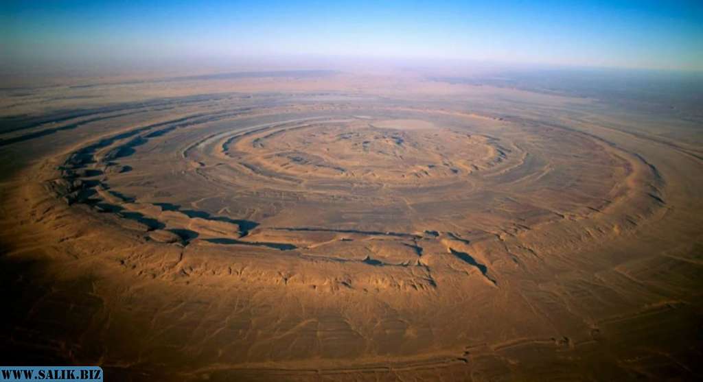         Странное место в Мавритании, называемое "Глазом Сахары". Что это?				            