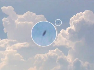 neveroyatnye manevry NLO v oblakah nad Las Vegasom