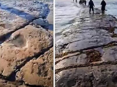 Таинственная каменная дорога внезапно всплыла на побережье Сахалина 22 esrpic 60acb1f62b15f1