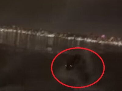 Крупное черное существо с горящими глазами преследовало лодку рыбака 26 69139434