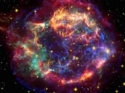 Ударная волна в остатке сверхновой Cassiopeia A движется вспять 22 98361973