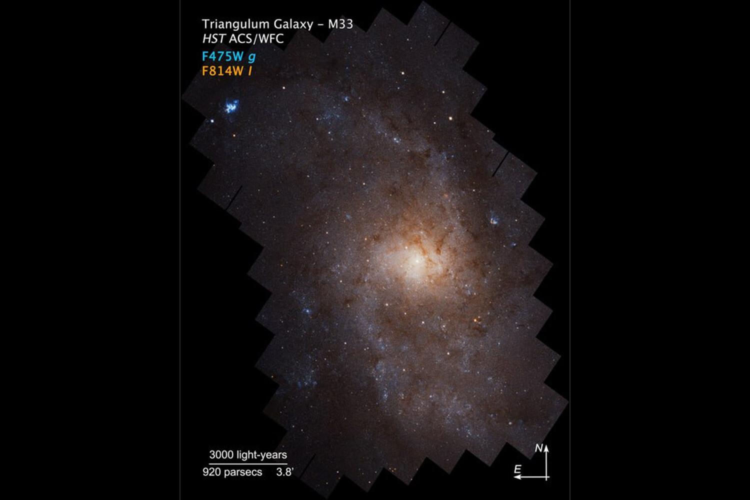 Астрономы заметили сильное отличие между старыми и новыми звездами галактики Треугольника 18 75167972