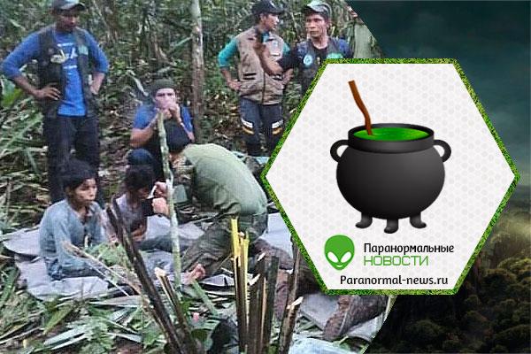 Найти четырех детей в джунглях Колумбии помог шаманский отвар аяуаска, считают члены поисковой группы 18 56056909