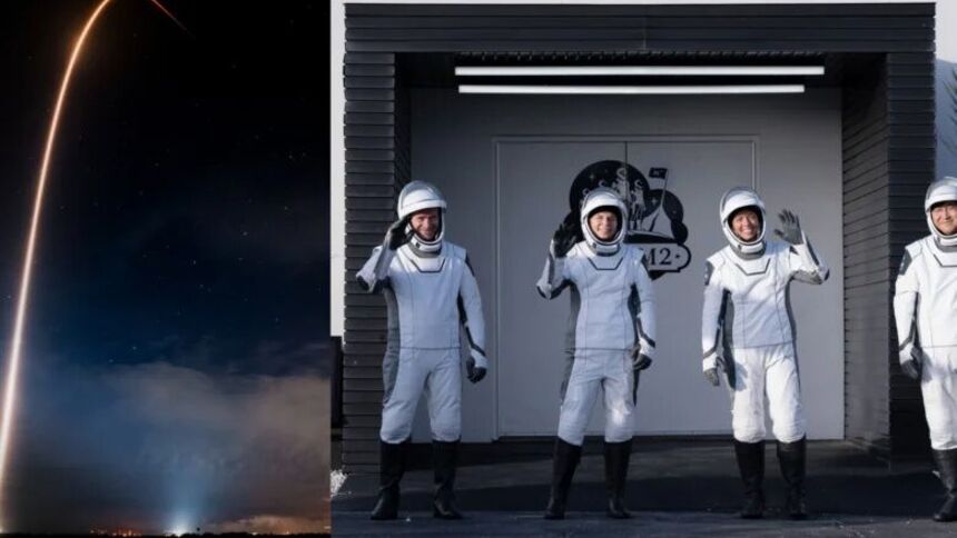 SpaceX совершила первый пилотируемый полёт на полярную орбиту 18 7841