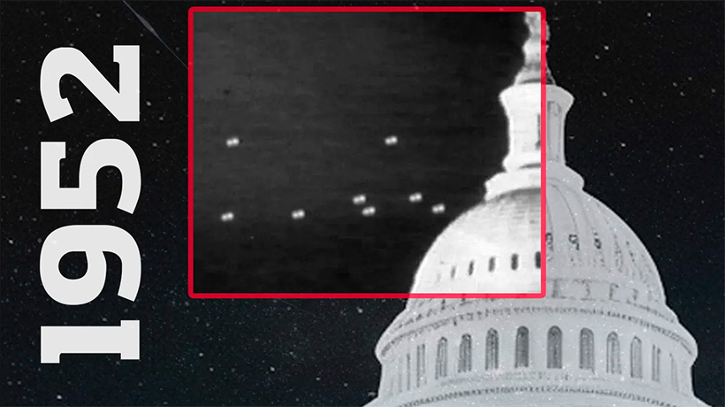 UFO under Washington 1952 01