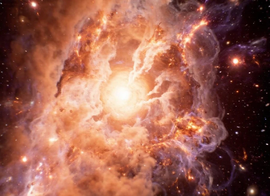 Звёздные ветры гасят галактики в ранней Вселенной: JWST и ALMA 18 s46143989
